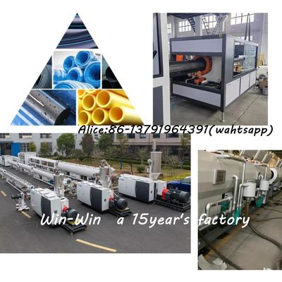 자동적인 플라스틱 PVC UPVC 물 전기 PVC 관 밀어남 선 PLC 통제