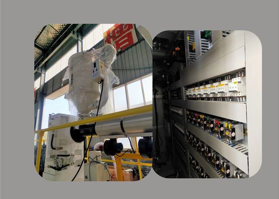 1000 밀리미터 폭 HDPE 플라스틱 시트 압출 라인 반대 수분