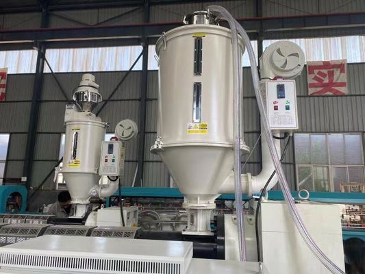 단일의 스크류 압출기 파이프 기계 HDPE 파이프 압출 생산 라인 성형기
