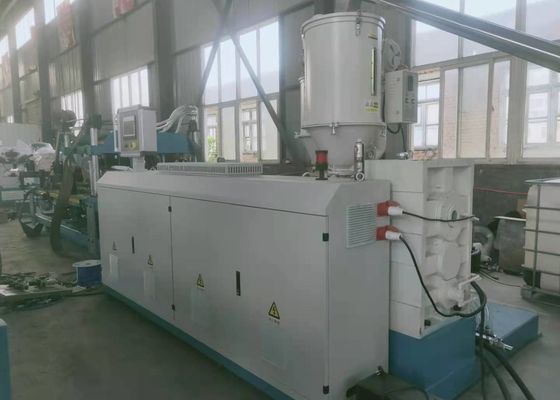 HDPE 두 배 벽 물결 모양 관 밀어남 선 가득 차있는 맞물리는 6.5 m/min