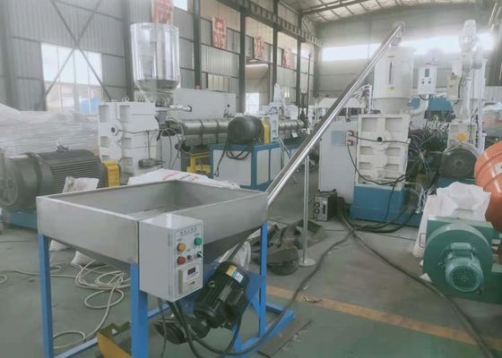 ABB 컨버터와 플라스틱 PPR HDPE 파형관 압출 라인 37 kw