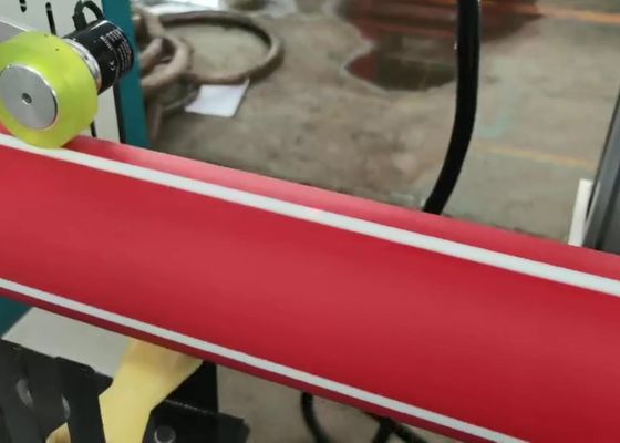 250-300kg/h 원뿔 쌍둥이 나사 PVC 편평한 관 생산 라인