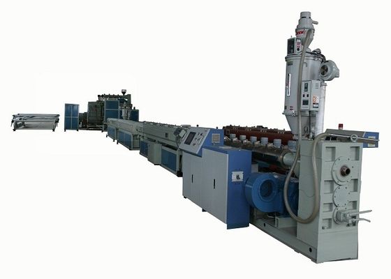 3m HDPE 구렁 벽 감기 플라스틱 관 생산 라인 PE 관 기계