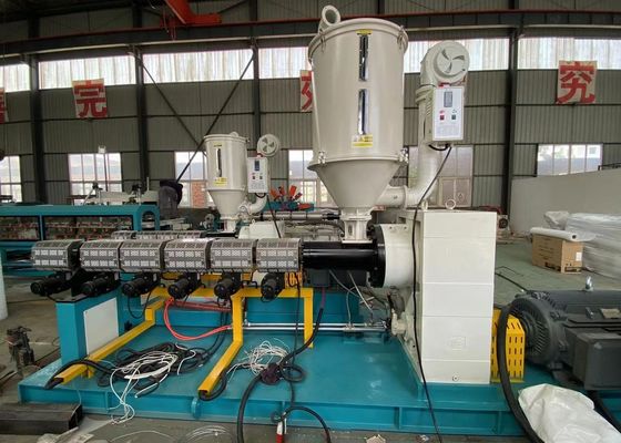 20-110mm HDPE PP 물 전기 단 하나 벽 물결 모양 관 밀어남 선