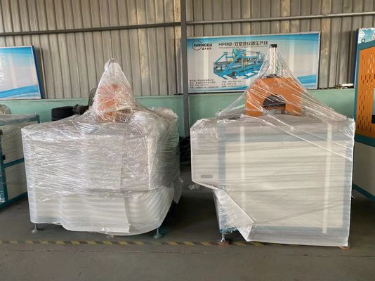 50-160mm PE PP와 PVC 중벽 파형관 압출 라인 성형기