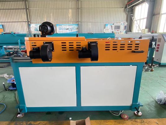 Pe 피피 Pvc Pa 관로 단일 벽 파형관 압출 라인 Plc