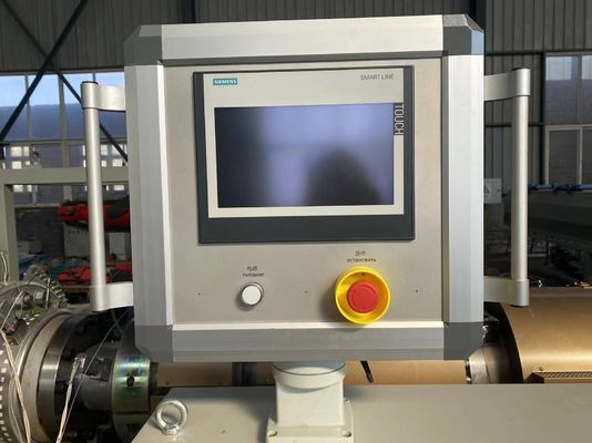 관로 가스 경질 염화비닐관 압출 라인 PVC CPVC UPVC 물질 PLC 시스템