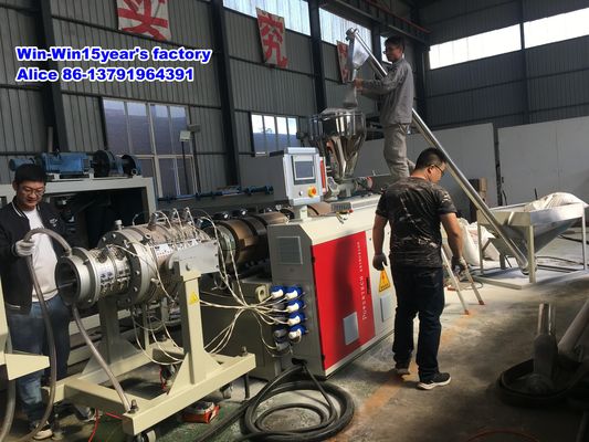 전기 콘딧 전선을 위한 HDPE PE PPR UPVC CPVC PVC 파형관 생산 라인