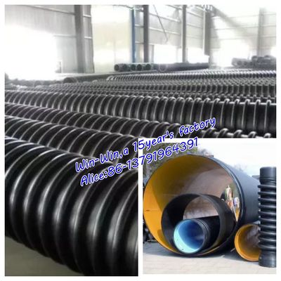 구조용 벽 HDPE 나선형 권선 파형관 구축 생산 라인