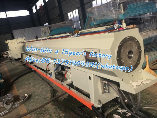 플라스틱 PPR HDPE PVC 물결 모양 관 관을 위한 단 하나 두 배 나사 밀어남 선