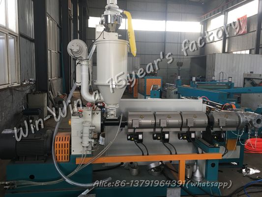 플라스틱 HDPE PE PP PVC 단 하나 벽 물결 모양 연약한 관 밀어남 기계