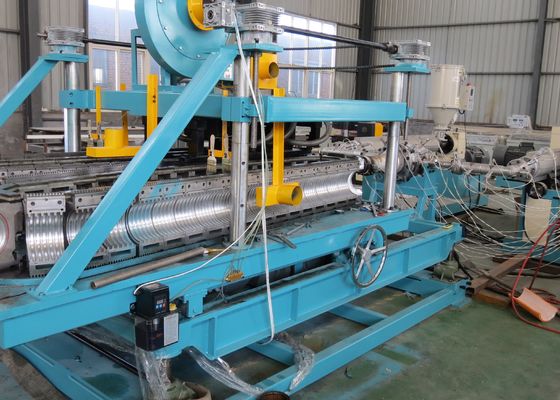 HDPE 800mm는   관 밀어남   선을 주름을 잡았습니다