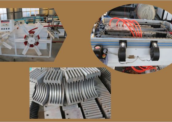 PP PVC 800mm 두 배 벽 물결 모양 관 밀어남 선