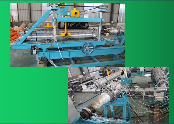 PP PVC 800mm 두 배 벽 물결 모양 관 밀어남 선
