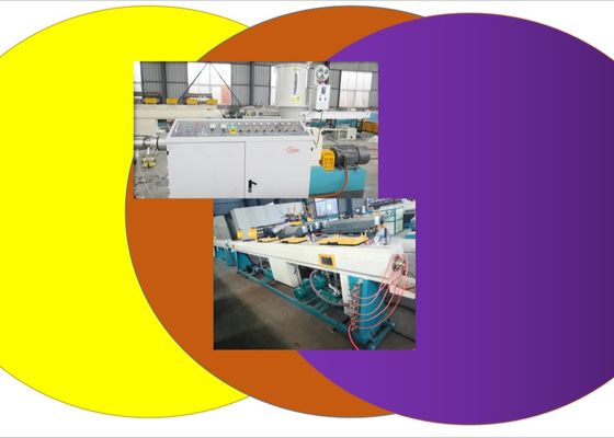HDPE 쌍둥이 나사 750mm 플라스틱 관 밀어남 선