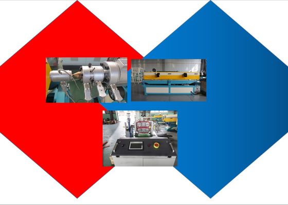 LDPE PVC 130mm 플라스틱 물결 모양 관 기계