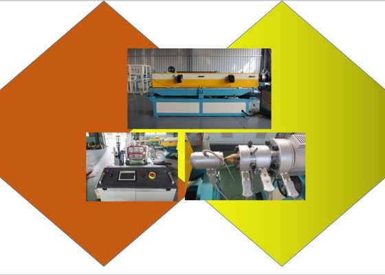 단 하나 벽 HDPE 550mm 플라스틱 물결 모양 관 기계