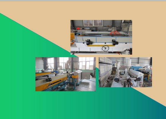 HDPE 단 하나 벽 물결 모양 관 기계