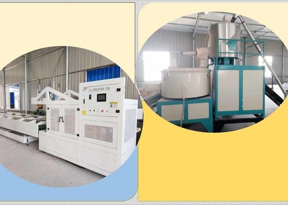35 kw PE PVC 단일 벽 100Kg/H 파이프 압출 라인