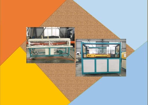 깊은 스크루 800Kg/H PLC 파형관 압출 라인