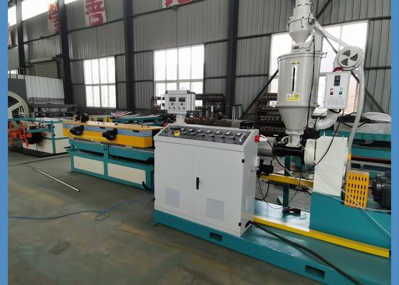 중벽 HDPE PVC PLC 주름진 튜브 압출 라인