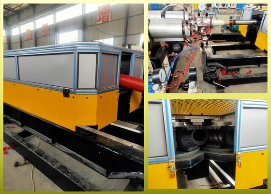 100 kw 300 kg/H 나선형 파형관 압출 라인