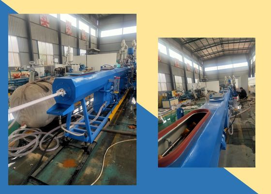 3 층 12m/Min 8KN HDPE 파이프 압출 라인 단일 스크류