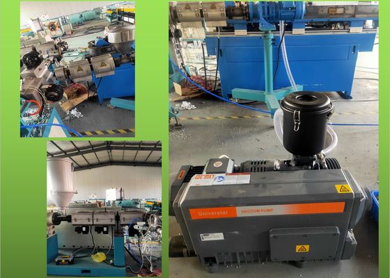 2-3.5m/Min PVC 두 배 벽 물결 모양 관 생산 라인 250-300 Kg/H