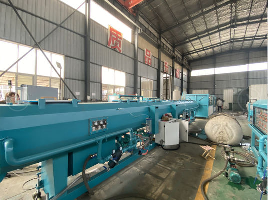 500 kg/H 20 밀리미터 HDPE 플라스틱 파이프 생산 라인은 밀어냈습니다