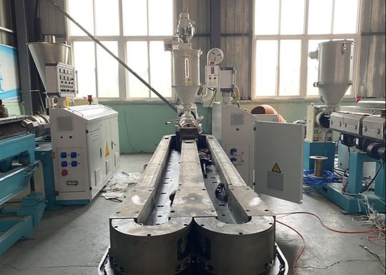 35 밀리미터 HDPE 단일 벽 파형관 압출 라인 반대 찰과상