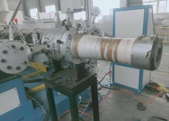 ABB 컨버터와 플라스틱 PPR HDPE 파형관 압출 라인 37 kw