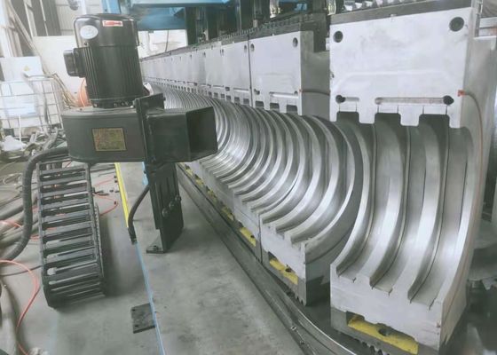 PP PE PVC 에바 PA 합성수지 파형관 압출 라인 30KW