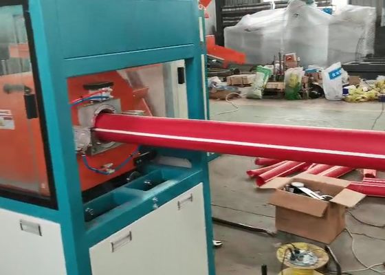 250-300kg/h 원뿔 쌍둥이 나사 PVC 편평한 관 생산 라인