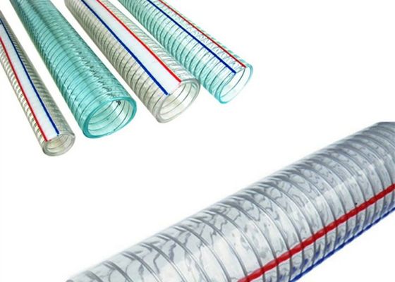 20-63mm PVC 스파이럴 강 와이어 강화 호스 파이프 압출 라인