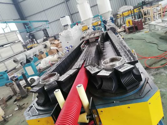 10-20 M/Min PVC PE PP 단일 벽 골판지 파이프 기계