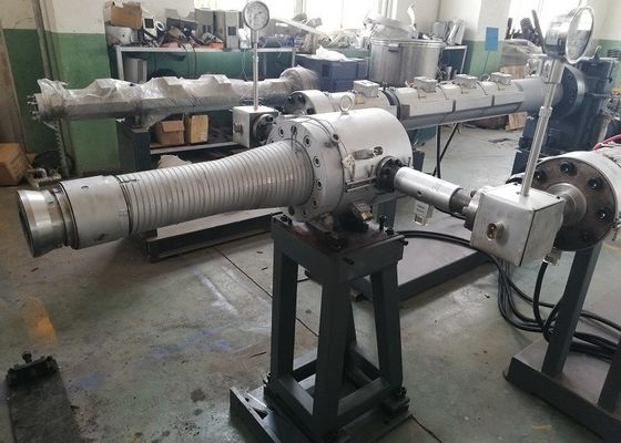20-110mm HDPE PP 물 전기 단 하나 벽 물결 모양 관 밀어남 선