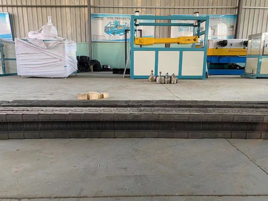 HDPE PP PE 단일 벽 파형관을 위한 80-150kg/H 단일 스크류 압출기 기계